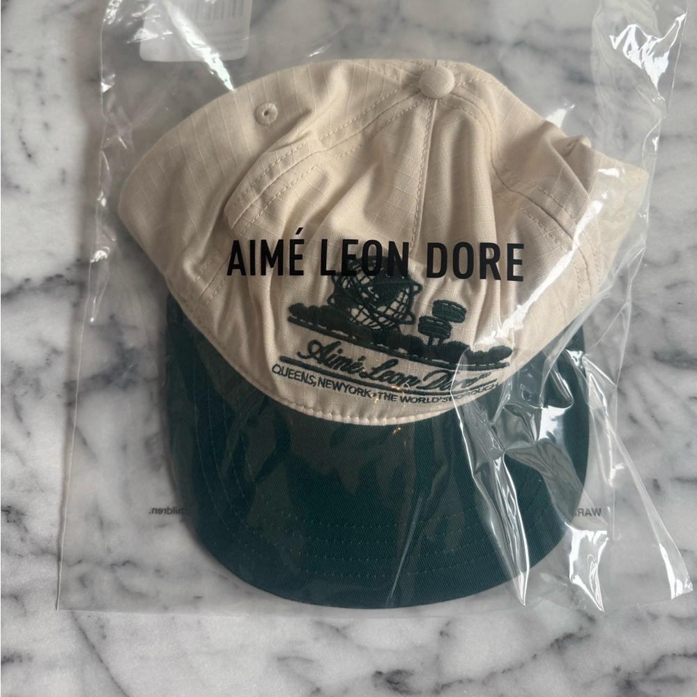 Aimé Leon Dore Beige and Green Cap